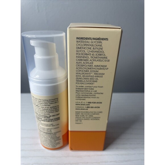 Avon Solutions NURTURA  SERUM 1 oz Hydration Elasticity Moisturizer -NEW IN BOX - Picture 3 of 3